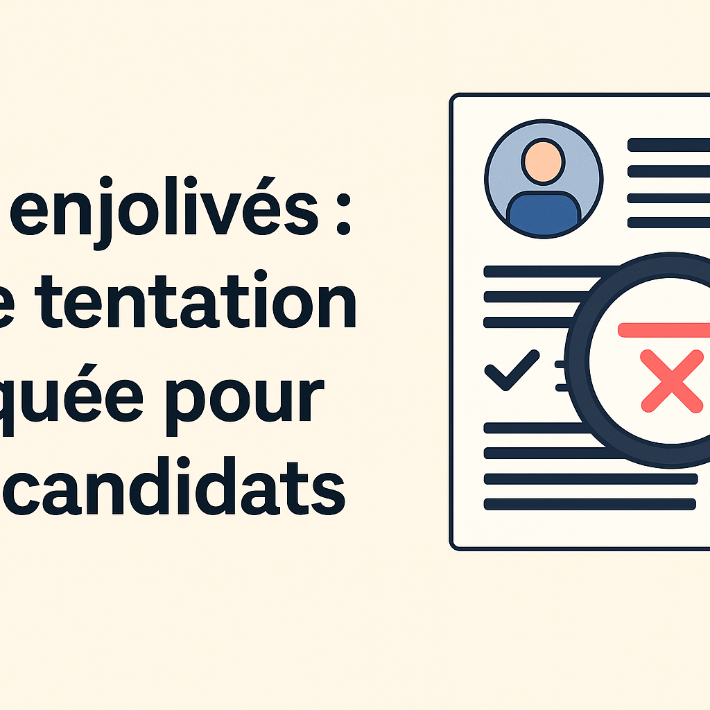 CV enjolivés : une tentation risquée pour les candidats