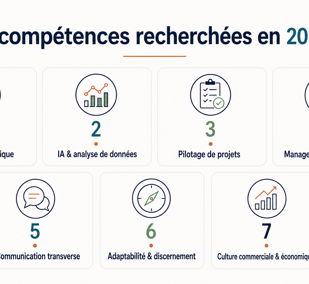 les 7 compétences recherchées